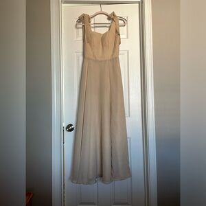 Champagne Bridesmaid Dress